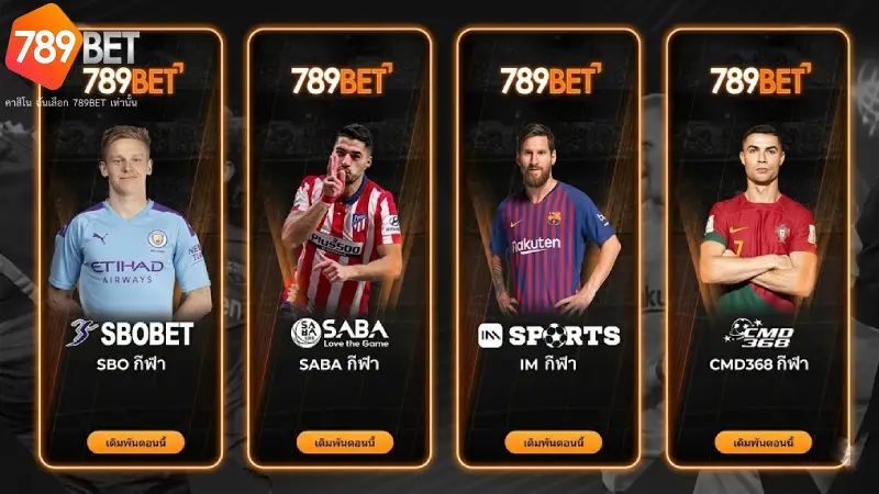 ประเภทกีฬาที่เปิดให้บริการใน กีฬา 789BET